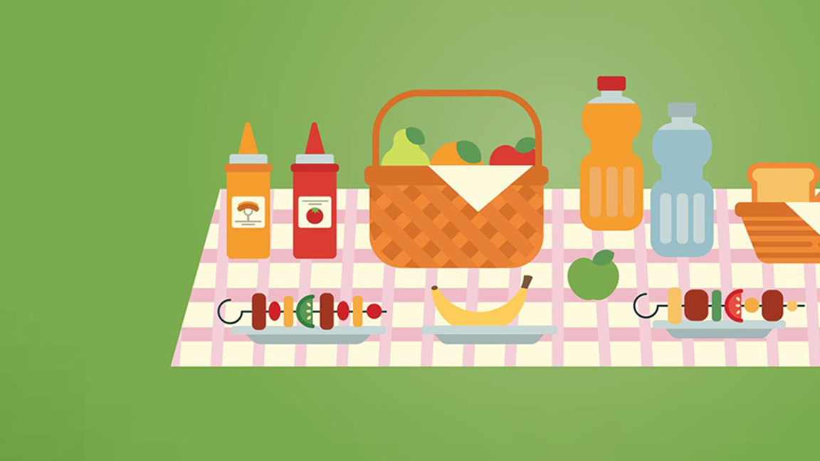 Illustrated picnic