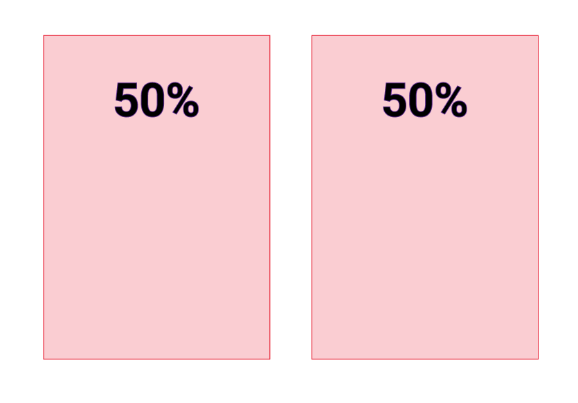2 equal column layout